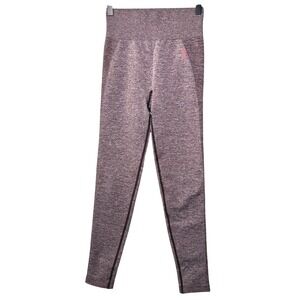 Gymshark High Waist Flex Leggings Berry Rose Sz S Athleisure Sporty Girl Gym